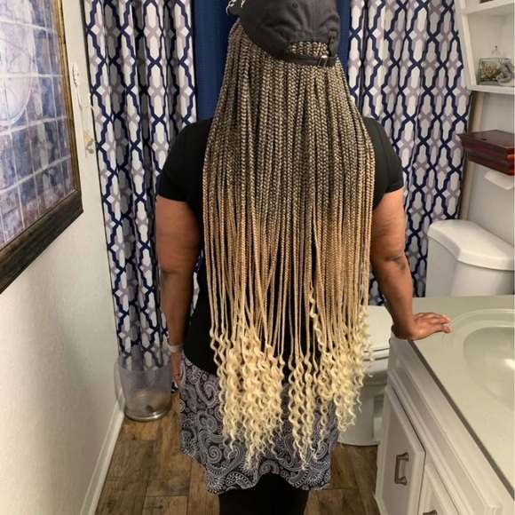 Accessories - Long Braided Hair Extensions on cap